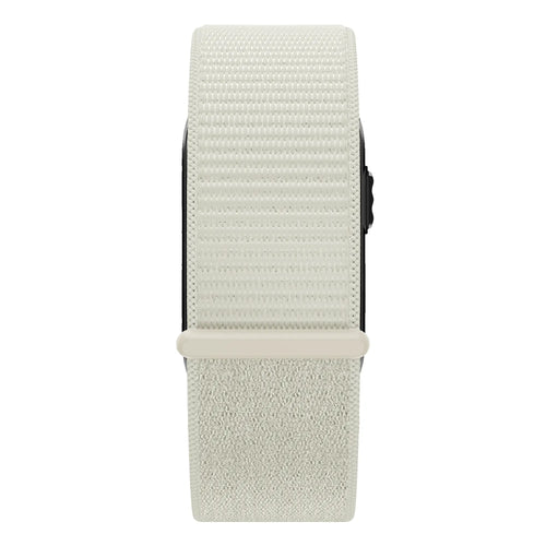 Nylon Strap 'Classic', starlight, on a watch, direct front view