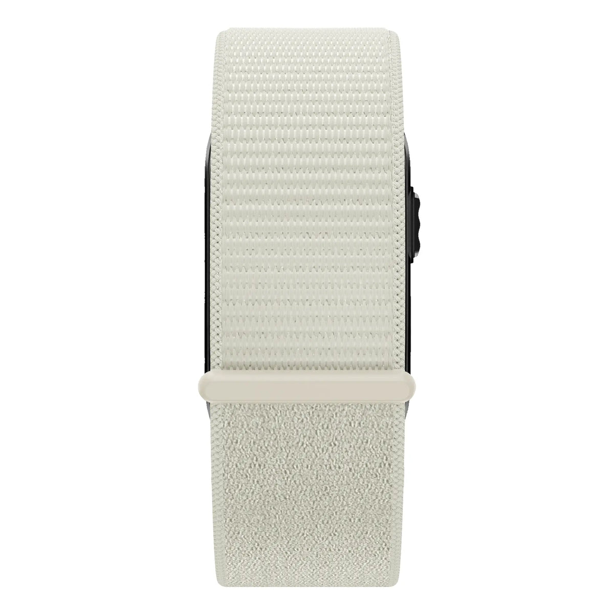 Nylon Strap 'Classic', starlight, on a watch, direct front view