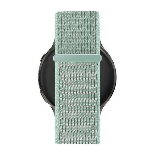 Bandz Garmin Forerunner 265s nylon loop band (licht cyaan)
