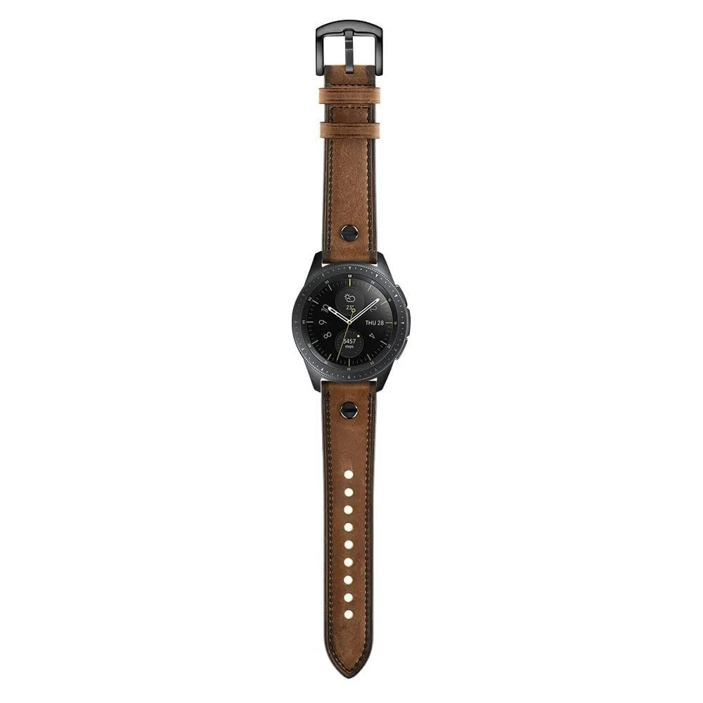 Amazfit Active 2 Leather Strap with Screw (Dark Brown)