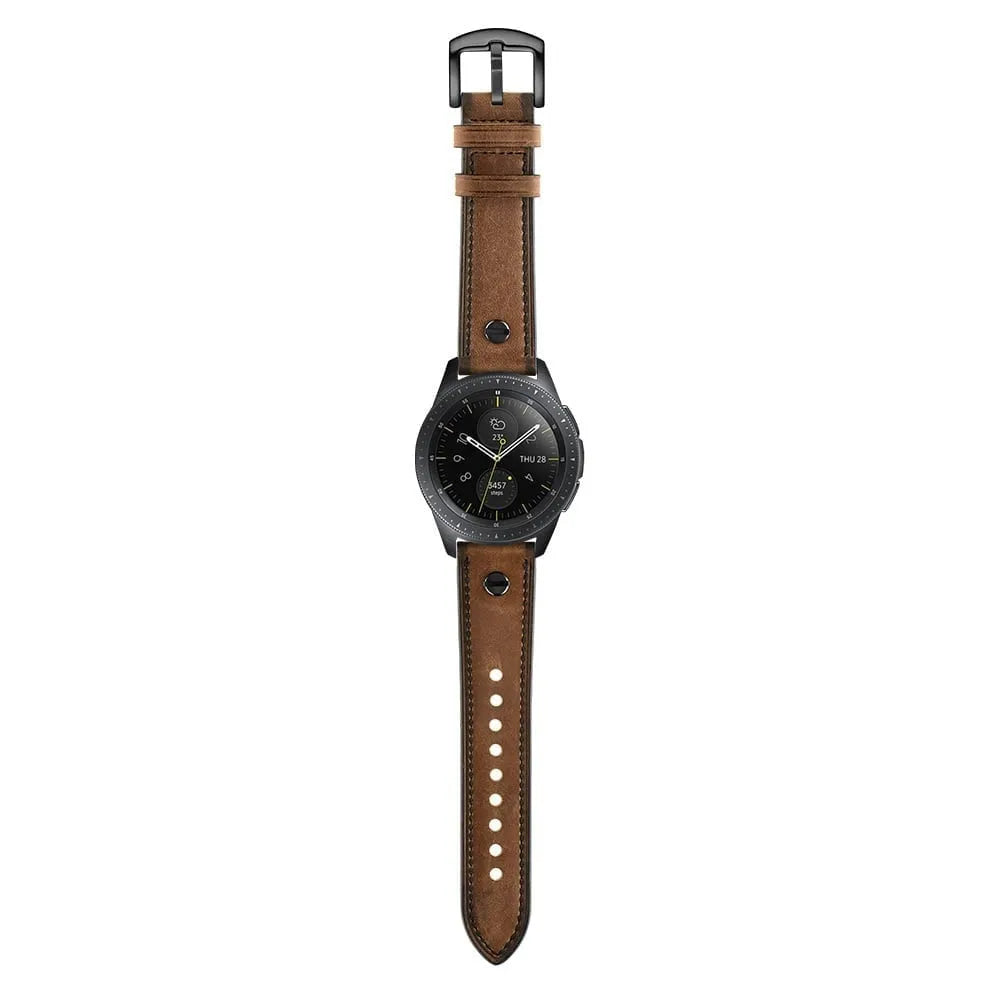 Amazfit Active Leather Strap with Screw (Dark Brown)