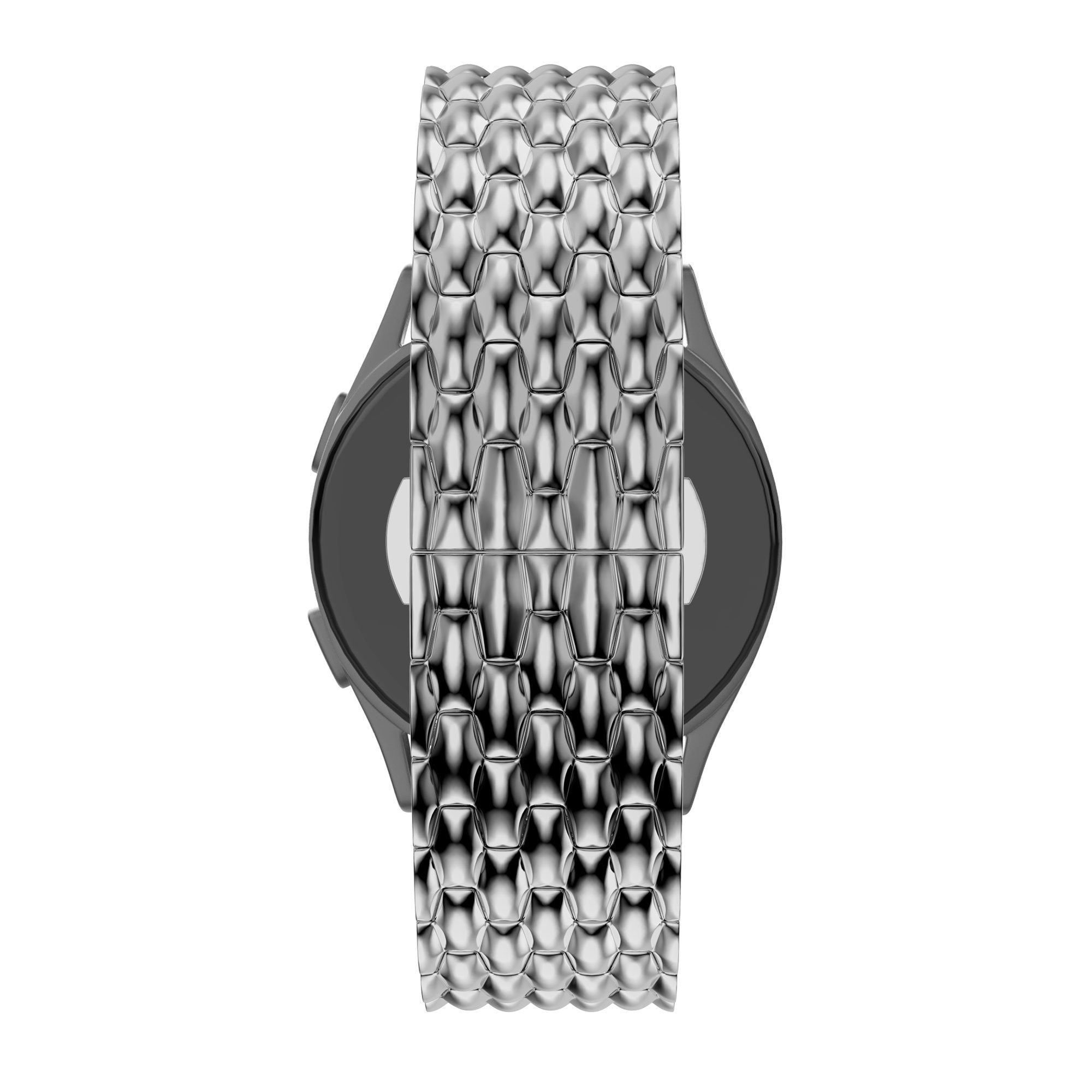 Bandz Garmin Approach S44 Stahlarmband 'Dragon' (Silber)