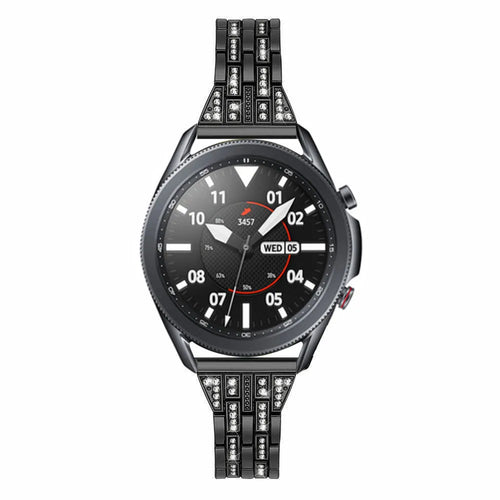 Diamond Steel Strap, on a watch, direct front view