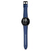 Bracelet hybride cuir Samsung Galaxy Watch FE (bleu foncé)
