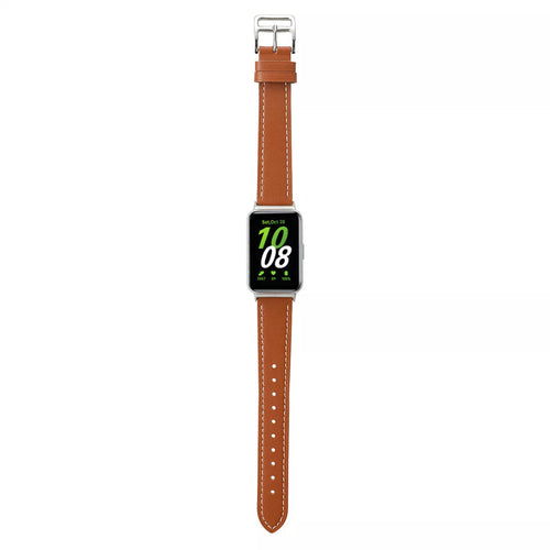Samsung Galaxy Fit 3 Lederarmband (Braun)