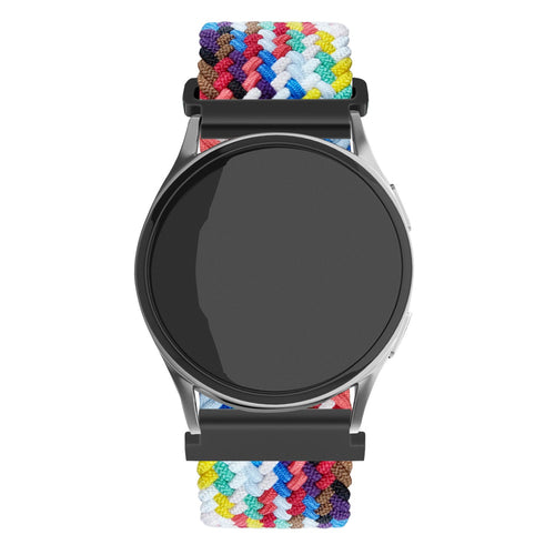 Withings ScanWatch Nova Adjustable Braided Strap (Rainbow)
