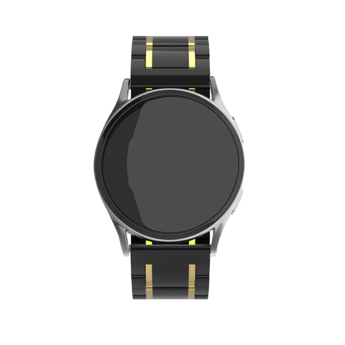 Bracelet acier et ceramique Amazfit Bip U (Pro) (noir/or)