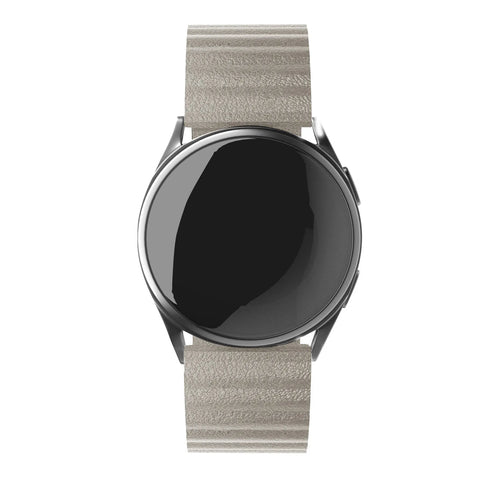 Amazfit Bip 3 (Pro) Loop Lederarmband (Khaki)