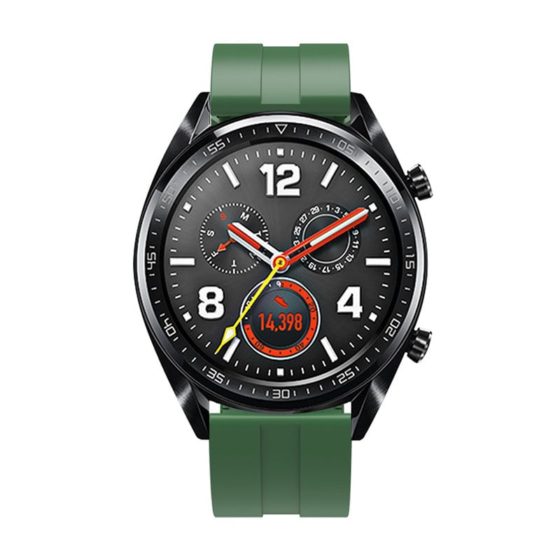 Correa silicona extrema Huawei Watch Ultimate (verde militar)