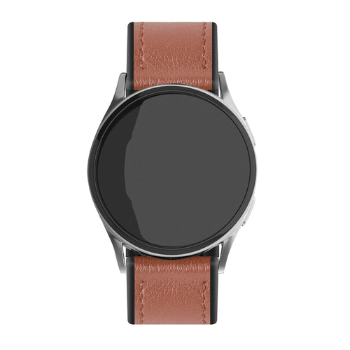 Bracelet cuir hybride Withings ScanWatch Nova (marron clair)