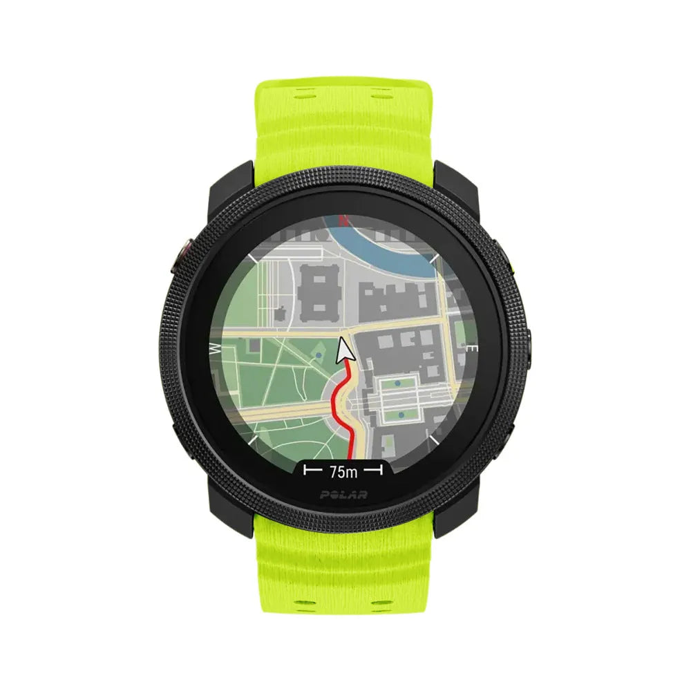 Polar Vantage M3 Silikon-Grain-Armband (Lime)