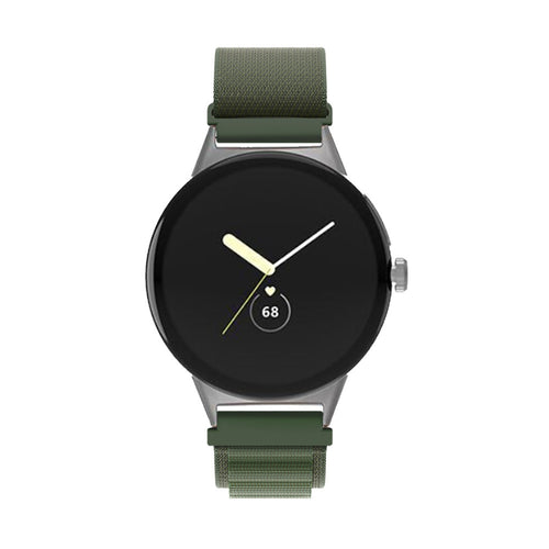 Google Pixel Watch 5 - 45mm Alpine Nylon Armband (Grün)
