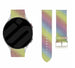 Samsung Galaxy Watch 7 - 44mm Leder-Glitzerarmband (Regenbogen)