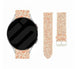 Samsung Galaxy Watch 7 - 40mm Leder-Glitzerarmband (Roségold)