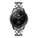 Correa acero Samsung Galaxy Watch 42mm diamantado (negro)