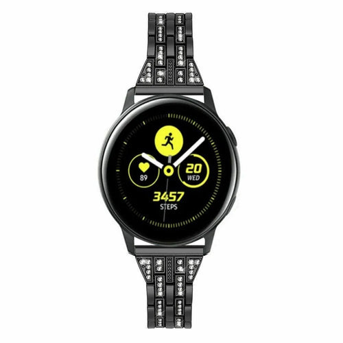 Diamond Steel Strap, on a watch, direct front view