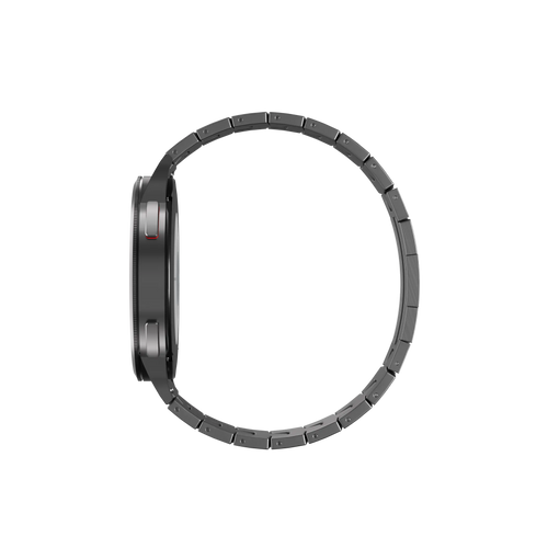 Bracelet titane granulé Oppo Watch X (boucle plate) (graphite)
