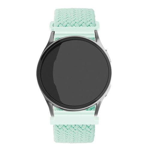 Suunto 9 Peak Pro verstelbaar geweven bandje (turquoise)