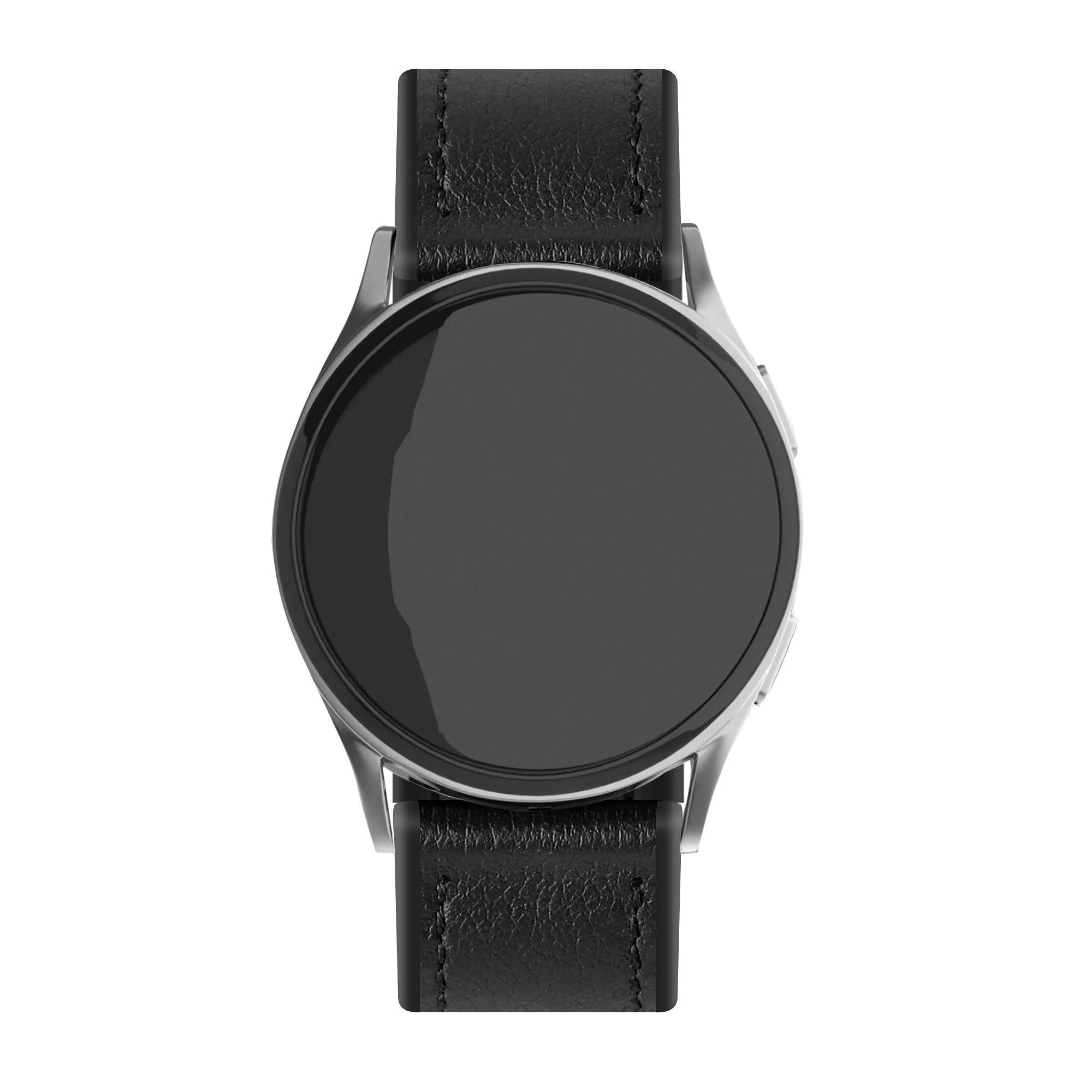 Bracelet cuir hybride Oppo Watch S (noir)