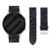 Samsung Galaxy Watch 7 - 44mm Leder-Glitzerarmband (Schwarz)