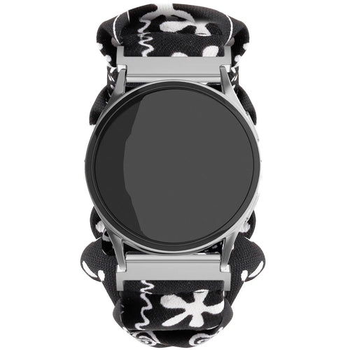Amazfit GTS 3 Scrunchie Strap (Black Mix)