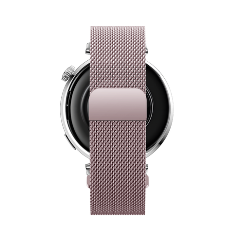 Bandz Xiaomi Watch S4 - 41mm Milanese band 'Easy fit' (roze)