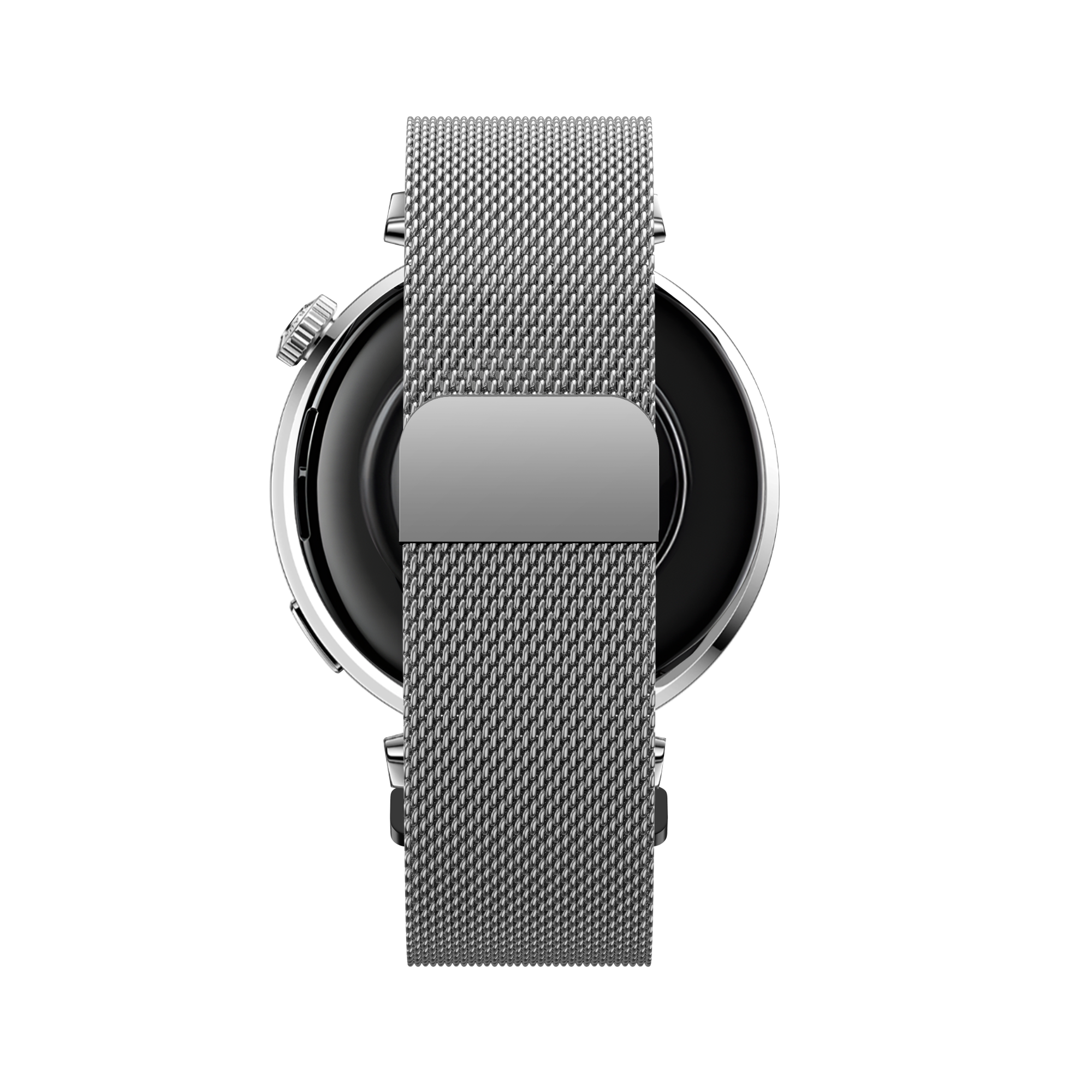Bandz Withings Steel HR - 36mm Milanese Armband 'Easy fit' (Silber)