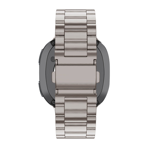 Bandz Samsung Galaxy Watch 8 Classic stalen band 'Classic' (titanium)