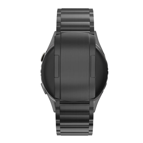 Bandz Garmin Vivoactive 3 Titanium Link Strap (Black)