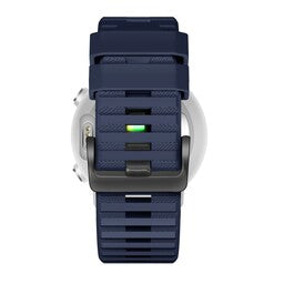 Bandz Bracelet silicone á boucle Garmin Instinct 3 - 45mm (bleu foncé)