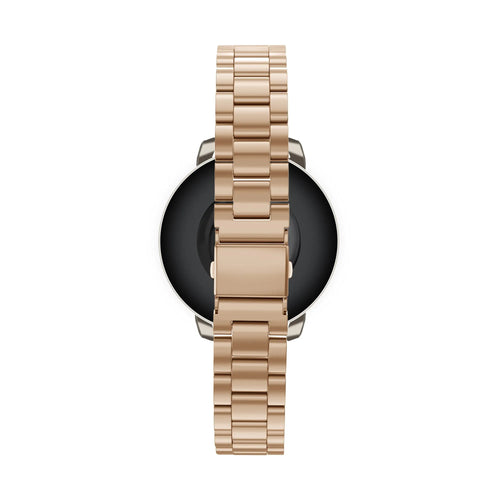 Steel Strap 'Classic', rose gold, on a watch, direct rear view