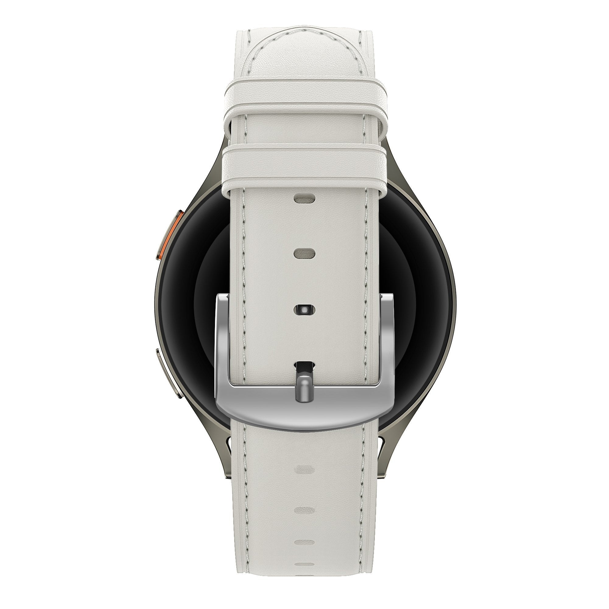 Bandz Bracelet cuir 'Easy Fit' Oppo Watch X2 Mini (blanc)