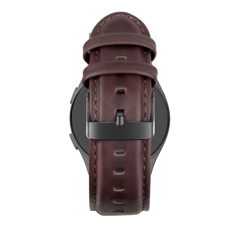 Bandz Bracelet cuir 'Classic' OnePlus Watch 3 (brun foncé)