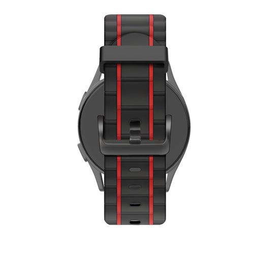 Polar Vantage M3 Sportarmband gestreift (Schwarz/Rot)