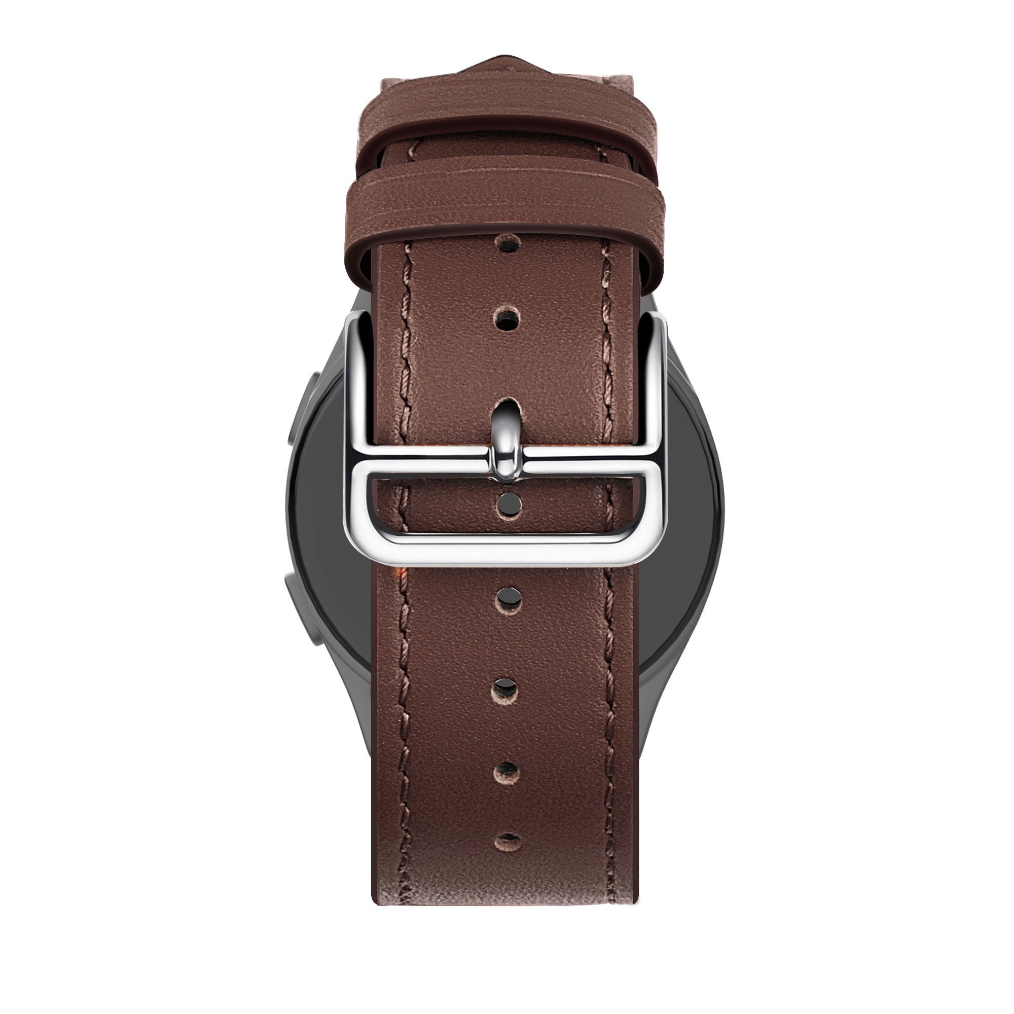 Bandz Bracelet cuir 'Deluxe' Amazfit Cheetah (Pro) (marron)
