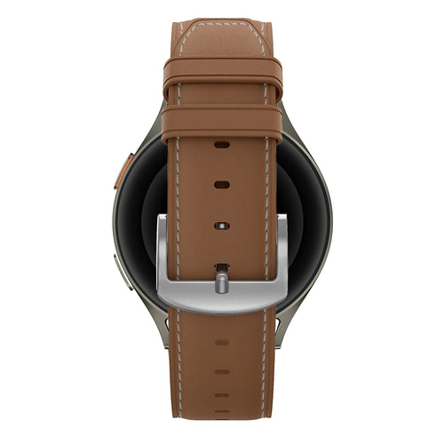 Bandz Bracelet cuir 'Easy Fit' Oppo Watch X3 (marron)