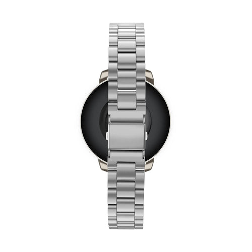 Steel Strap 'Classic', silver, on a watch, direct rear view