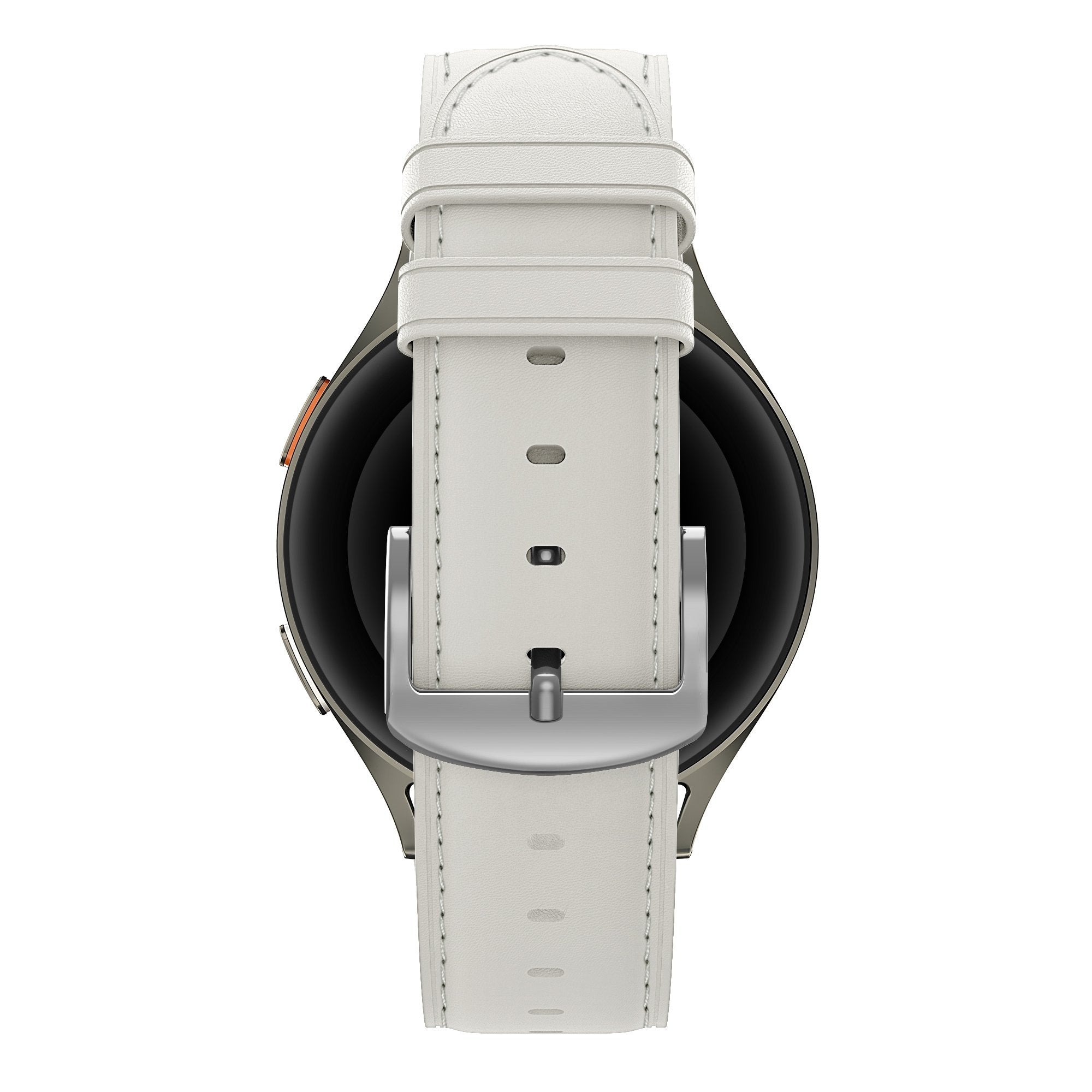 Bandz Bracelet cuir 'Easy Fit' Withings ScanWatch 2 - 38mm (blanc)