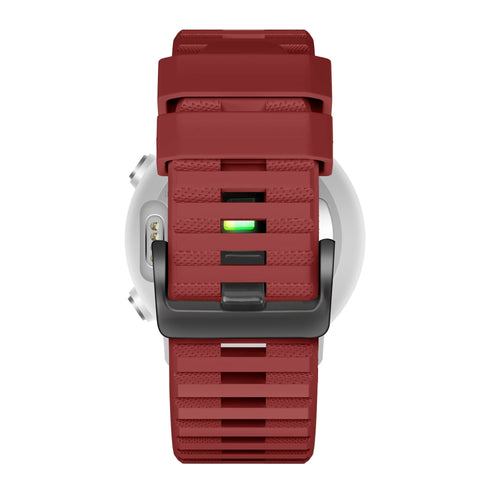 Bandz Garmin Fenix 8 Pro - 47mm Buckled Silicone Strap (Red)