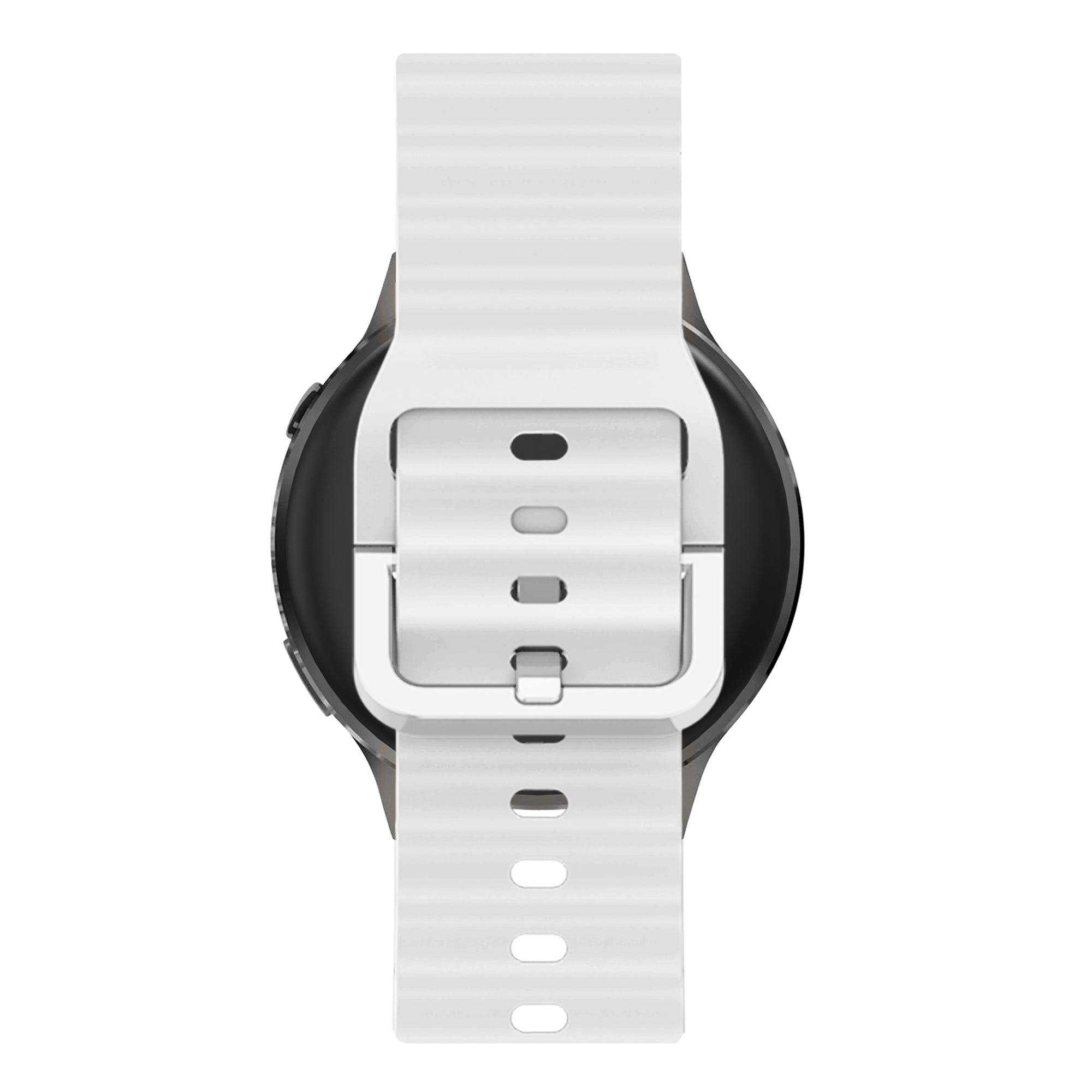 Bandz Garmin Bounce 2 siliconen band 'Wave' (wit)