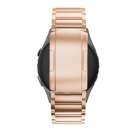 Bandz Correa titanio con eslabones Garmin Forerunner 570 - 42mm (oro rosado)