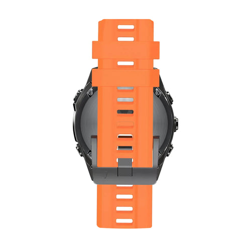 Bandz Garmin Fenix 5s / 6s Silicone Strap 'Classic' (Orange)