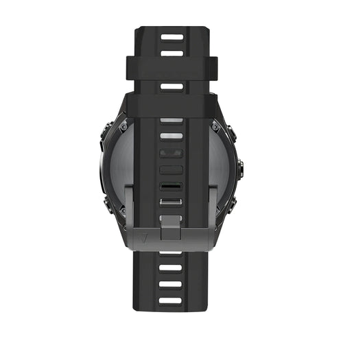 Bandz Garmin Instinct 3 - 45mm Silikonarmband 'Classic' (Schwarz)