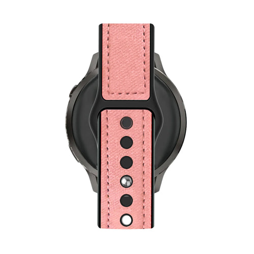 Bandz Bracelet cuir 'Hybrid' Garmin Forerunner 570 - 42mm (rose)