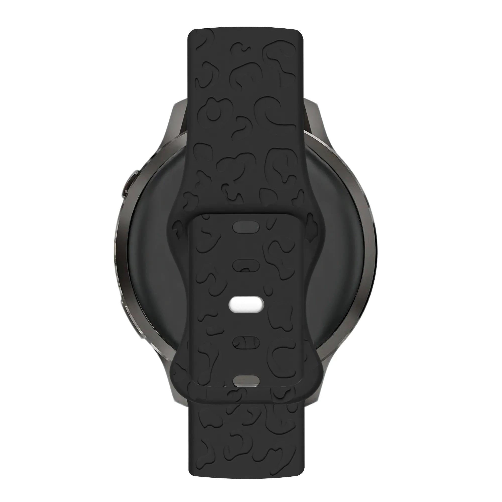 Bandz Garmin Bounce 2 Silikonarmband 'Leopard' (Schwarz)