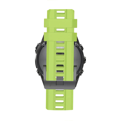 Bandz Garmin Fenix 5x / 6x Silikonarmband 'Classic' (Hell Grün)