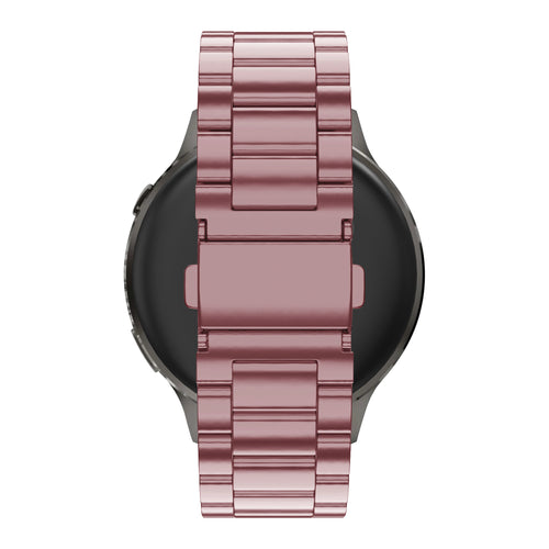 Bandz Garmin Venu 4 - 41mm stalen band 'Classic' (roze)