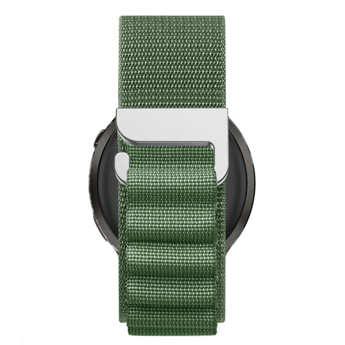 Bandz Garmin Forerunner 265 Alpine nylon band (groen)