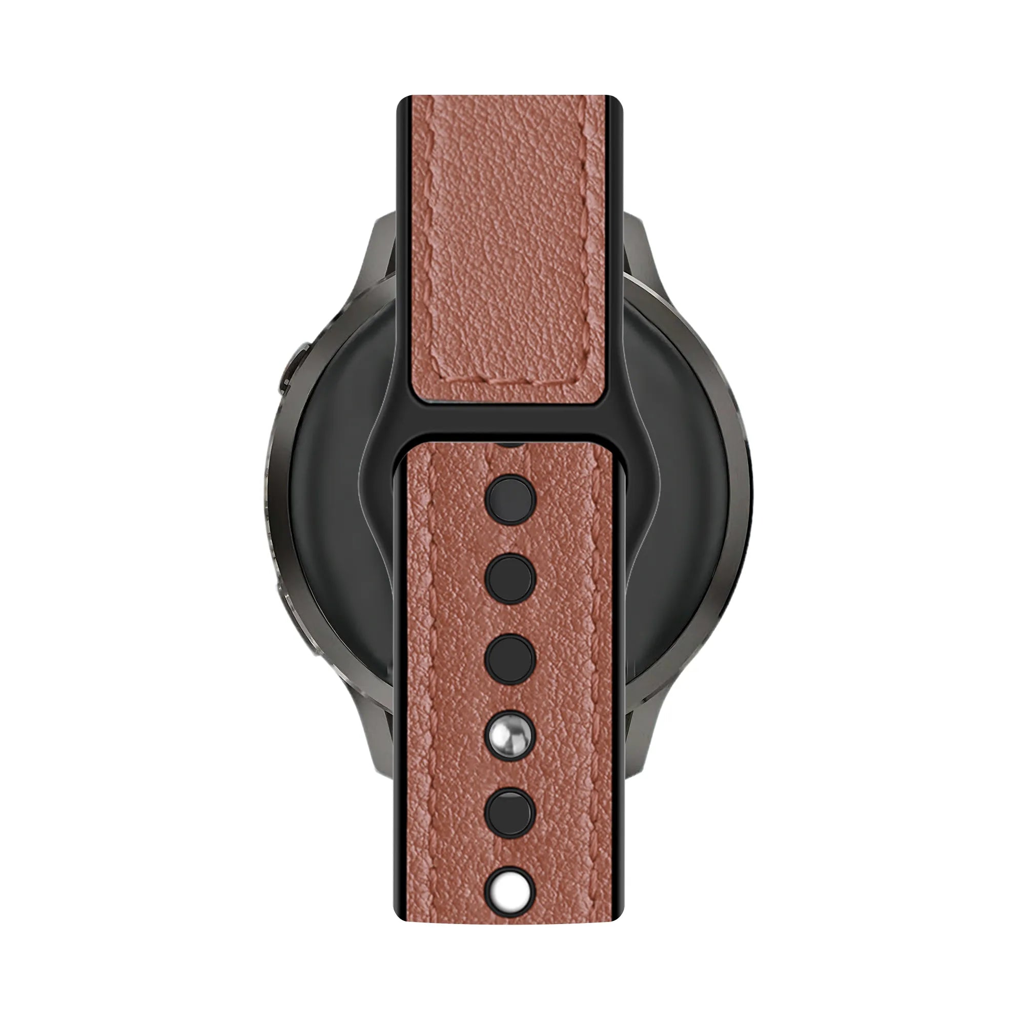 Bandz Garmin Venu 4 - 45mm Leather Strap 'Hybrid' (Brown)