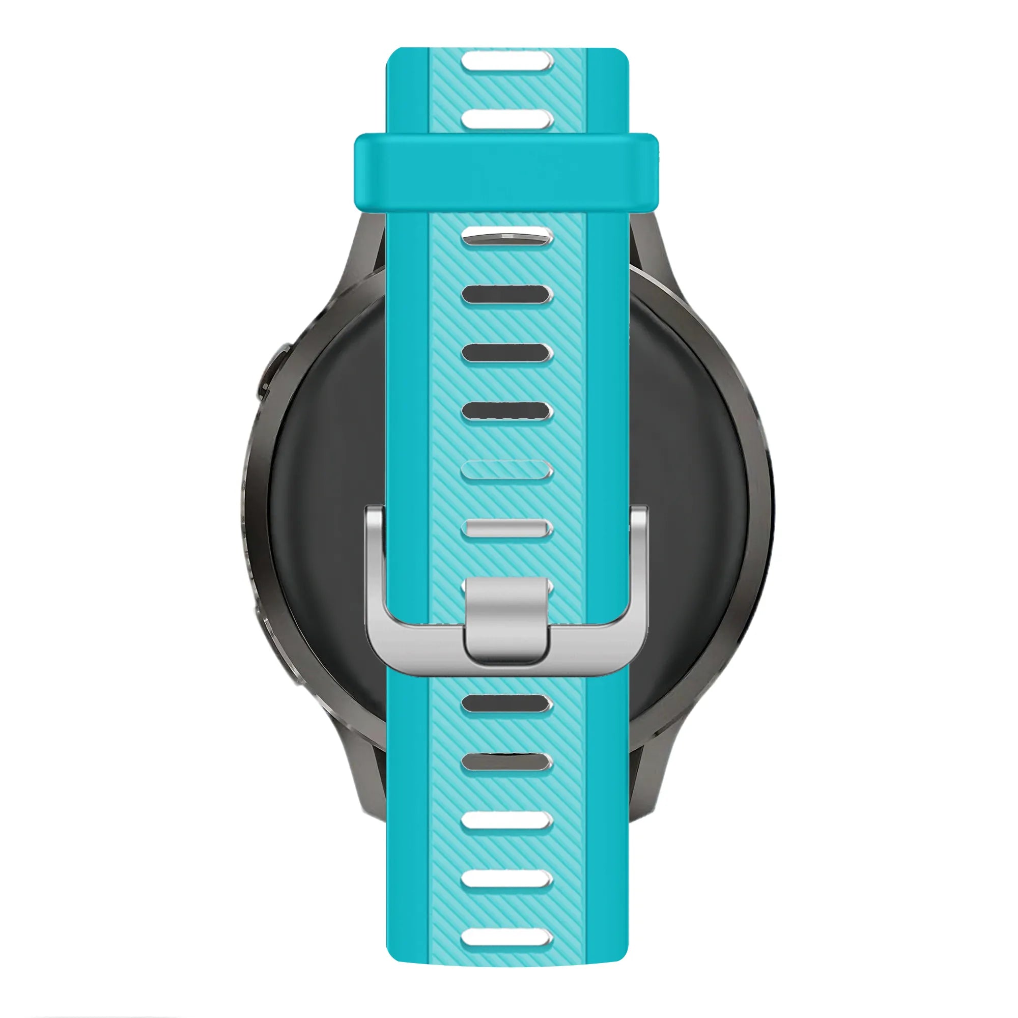 Bandz Garmin Forerunner 570 - 47mm Dual Sportarmband mit Schnalle (Aqua)